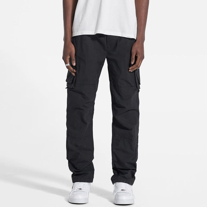 Men's Represent Ss22 Cargo Trousers Black | UK-BDAFQ9027