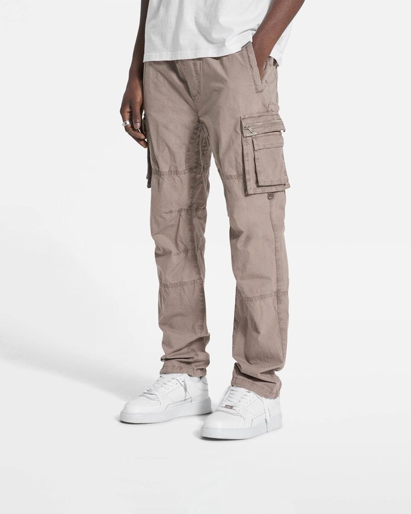 Men's Represent Ss22 Cargo Trousers Taupe | UK-OMWGH3864