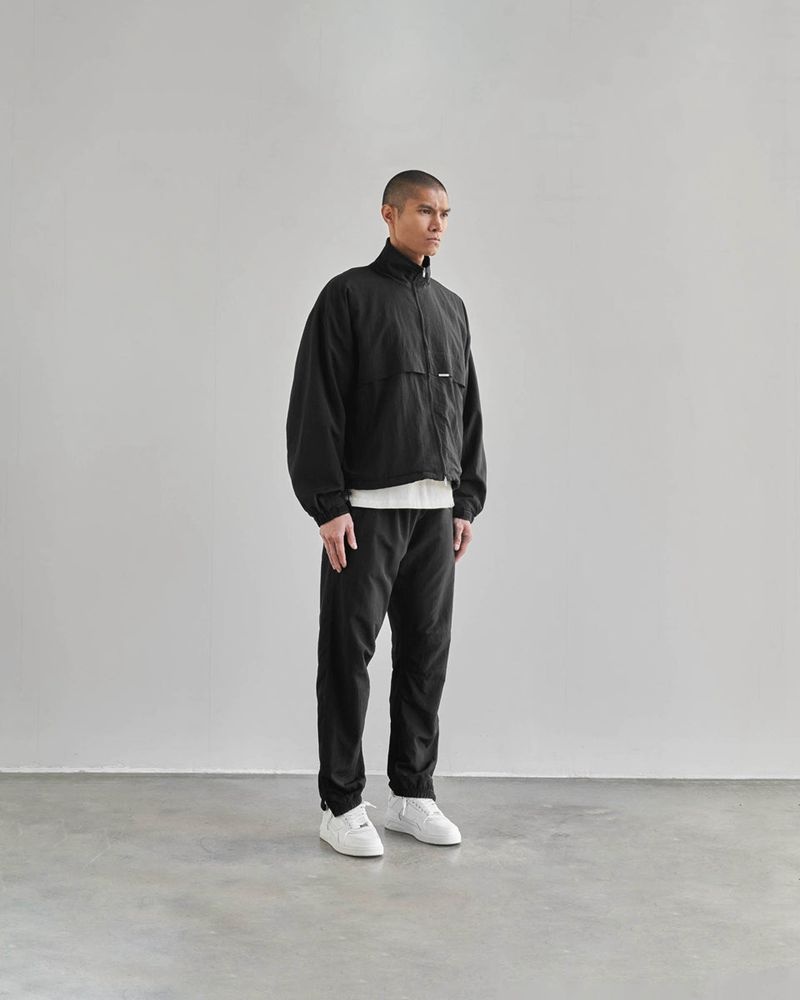 Men's Represent Ss22 Track Trousers Black | UK-CFKZX9807