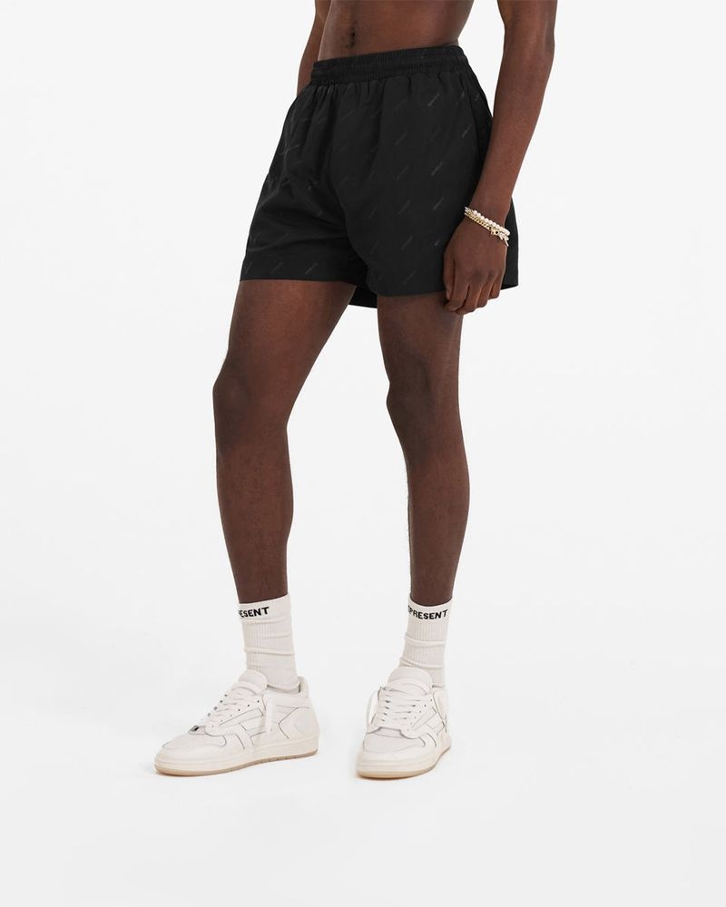 Men's Represent Ss23 Swim Shorts Black | UK-FHEGC7654