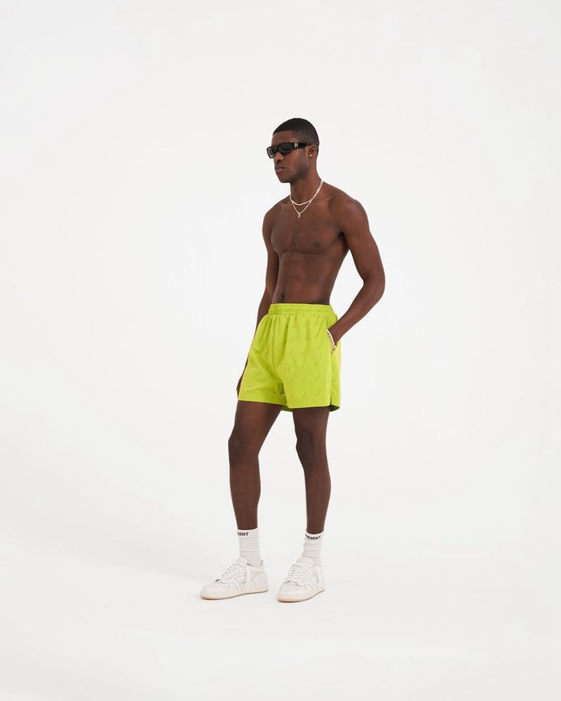 Men's Represent Ss23 Swim Shorts Light Green | UK-WVPQU9350