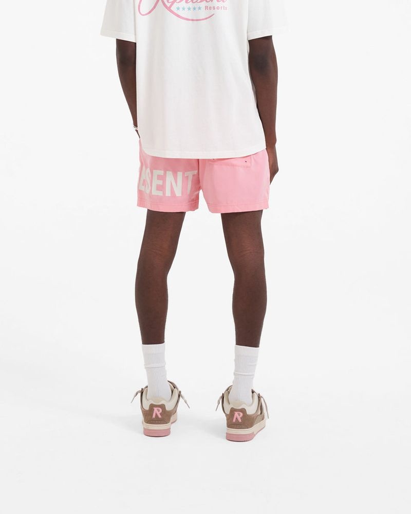 Men's Represent Ss23 Swim Shorts Pink | UK-ZETXR1403