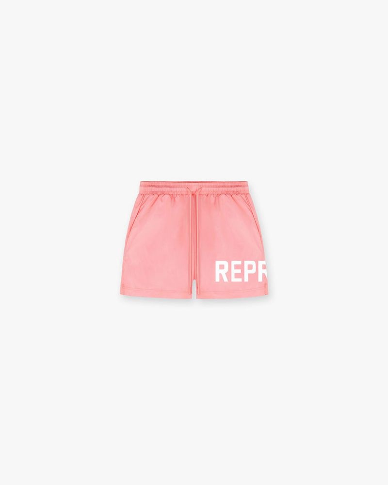 Men\'s Represent Ss23 Swim Shorts Pink | UK-ZETXR1403