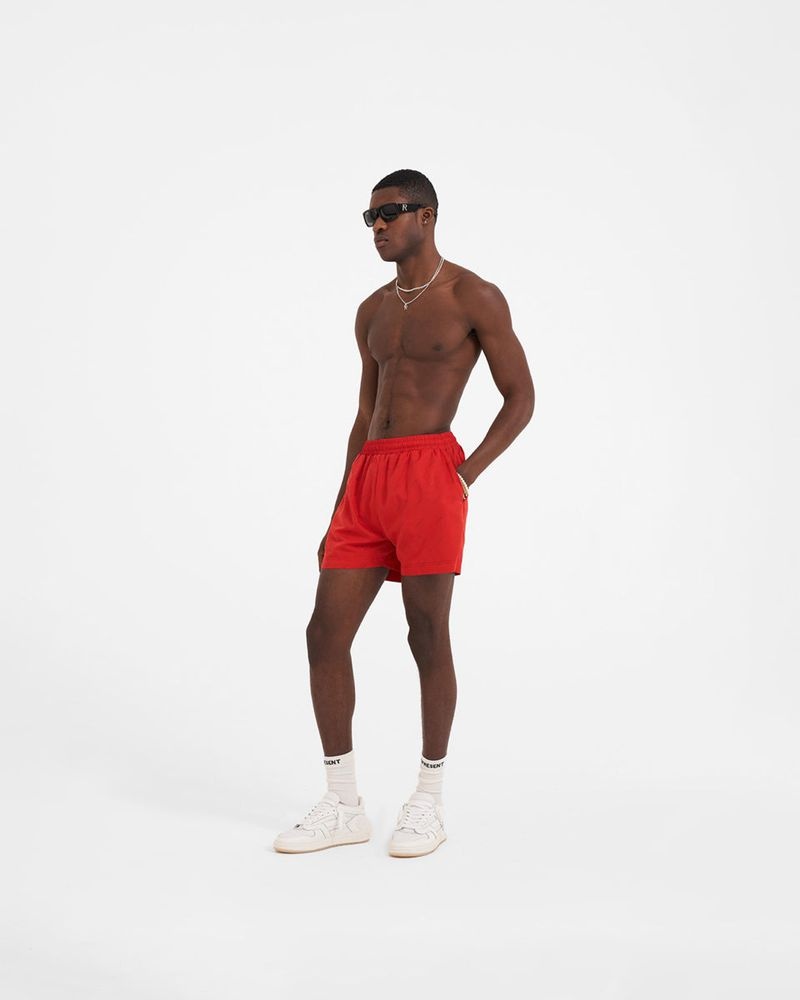 Men's Represent Ss23 Swim Shorts Red | UK-YFVGJ8401