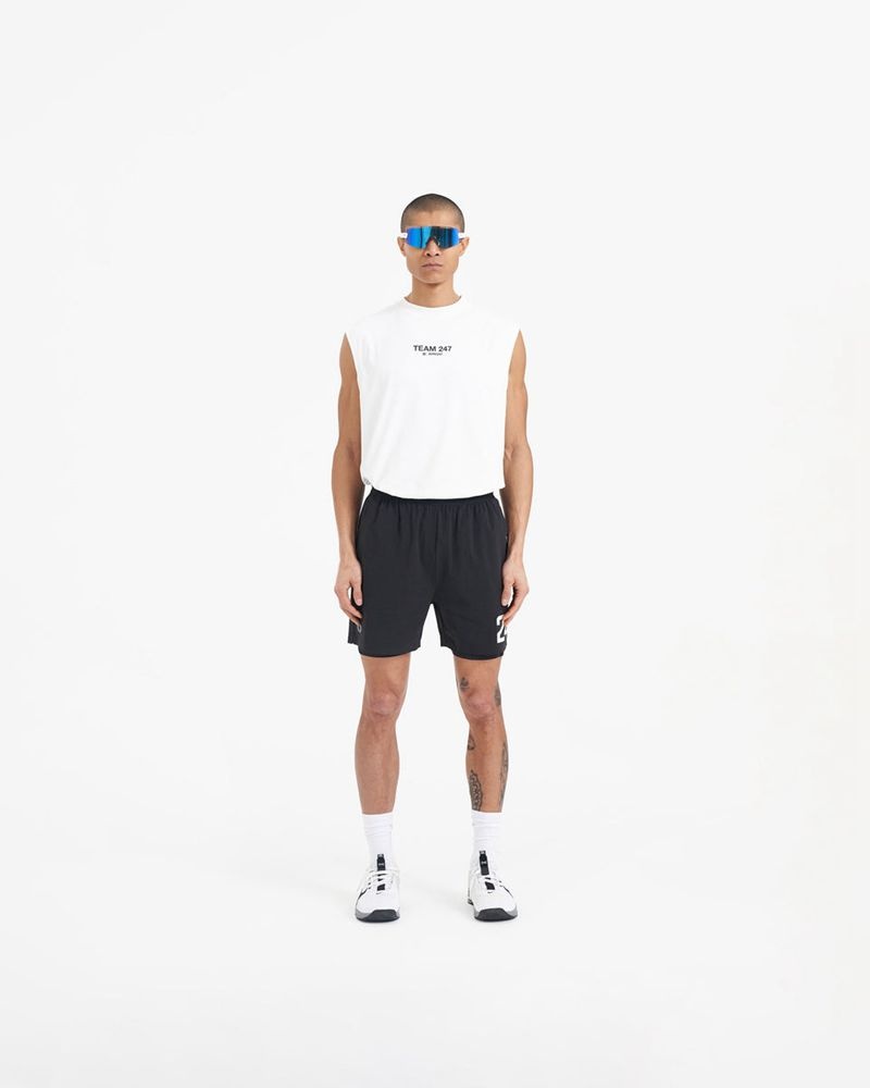 Men's Represent Team 247 Fused X Marchon Shorts Black | UK-PDWJV3058