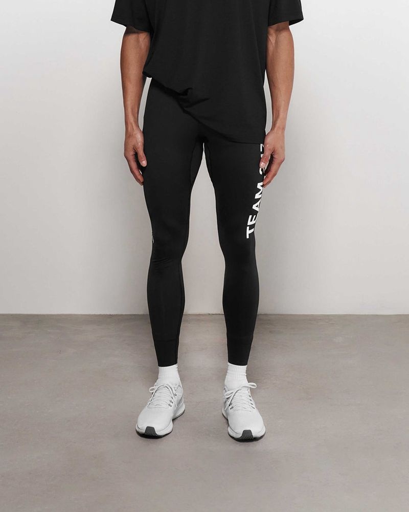 Men's Represent Team 247 Leggings Black | UK-DWXOE1863