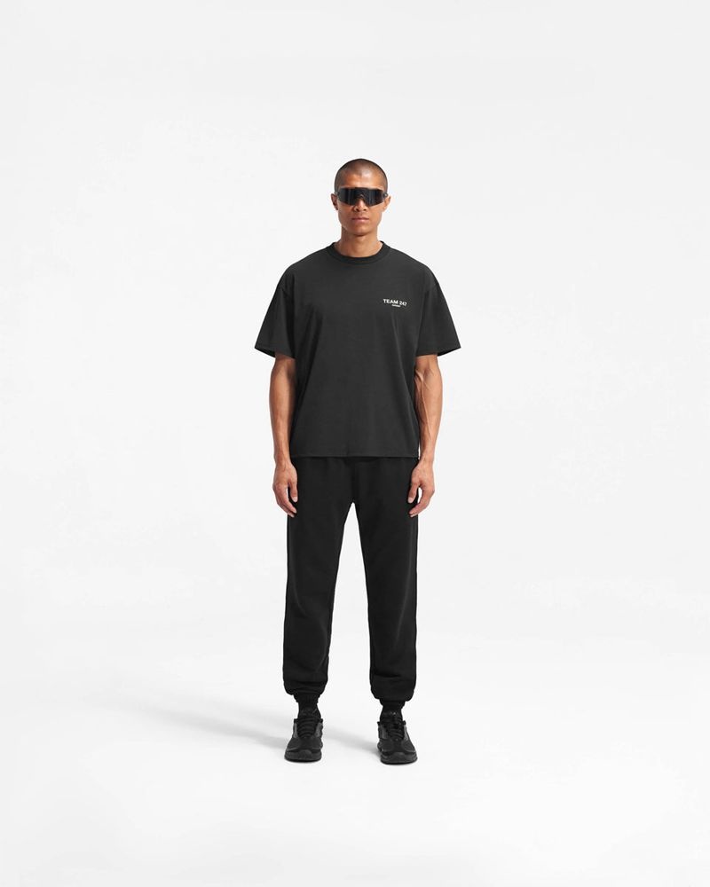 Men's Represent Team 247 Oversized T-Shirt Black | UK-TQMVP9623