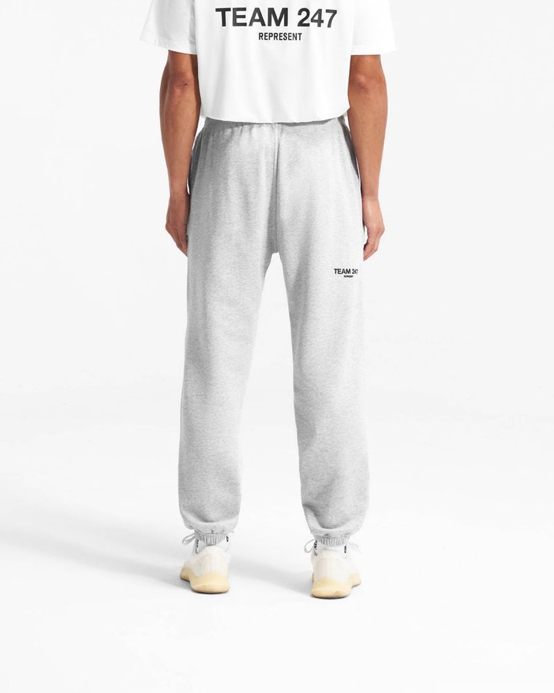 Men's Represent Team 247 Sweatpants Grey | UK-MRXBD2035