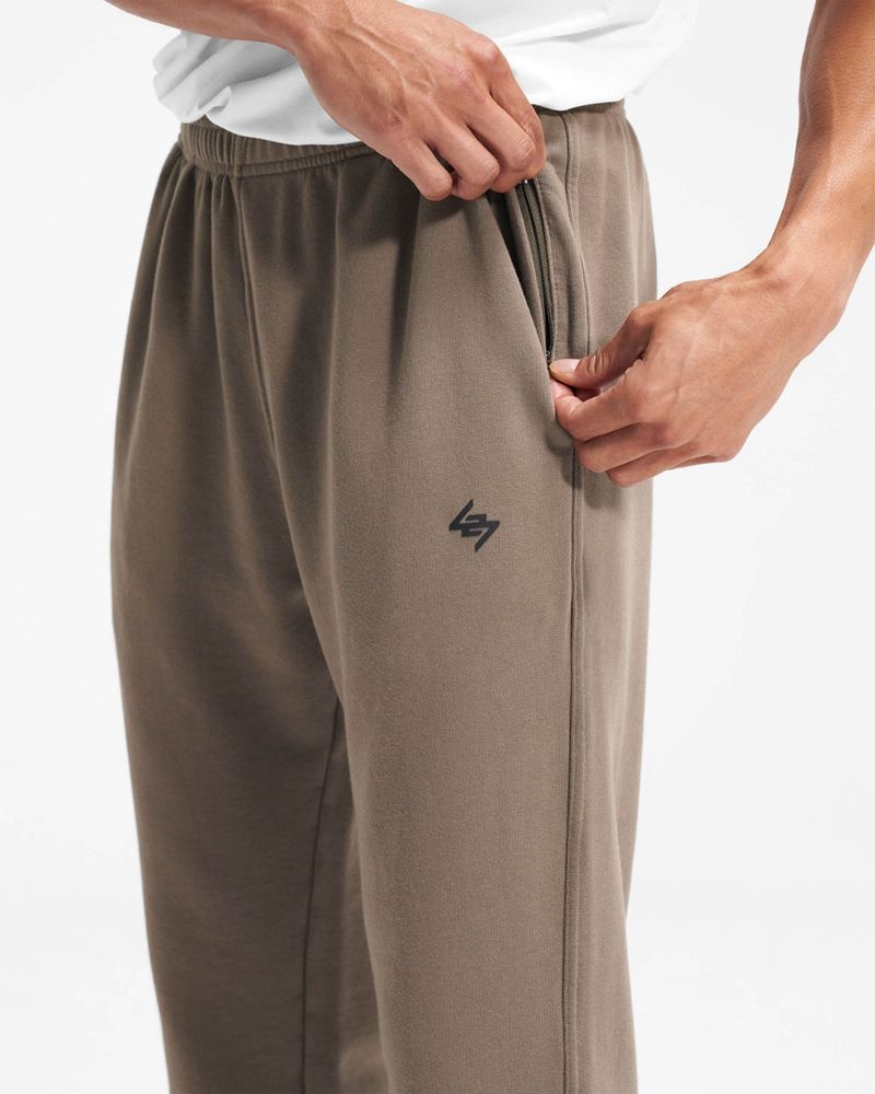 Men's Represent Team 247 Sweatpants Taupe | UK-LJHTW1874