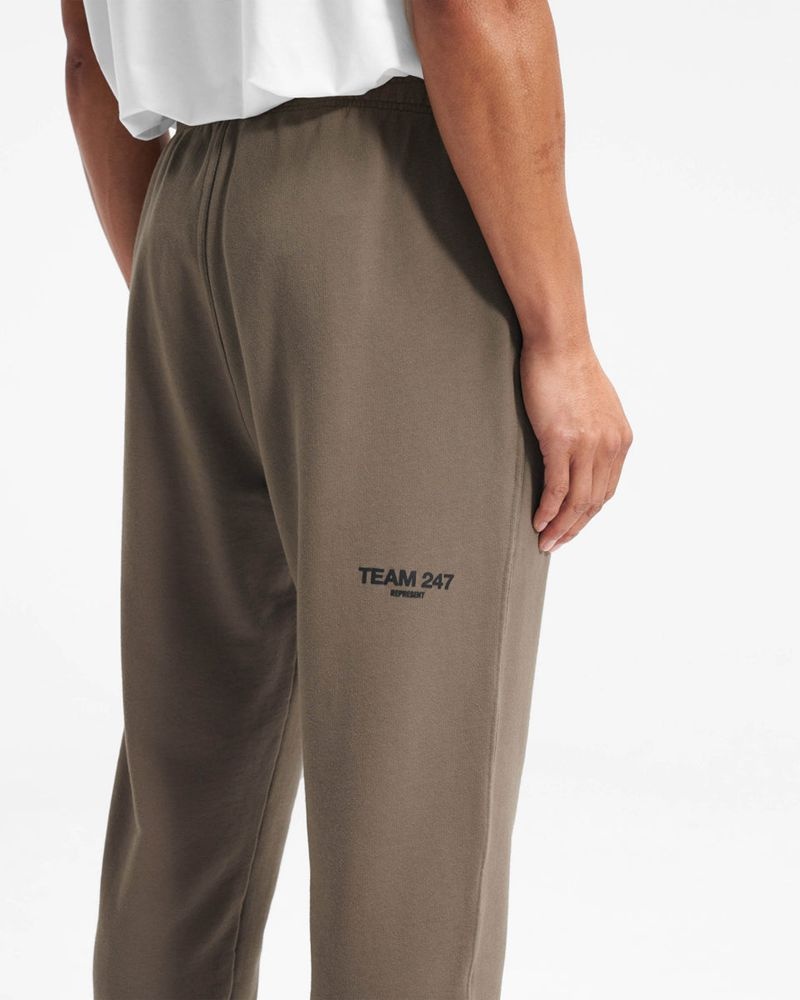 Men's Represent Team 247 Sweatpants Taupe | UK-LJHTW1874