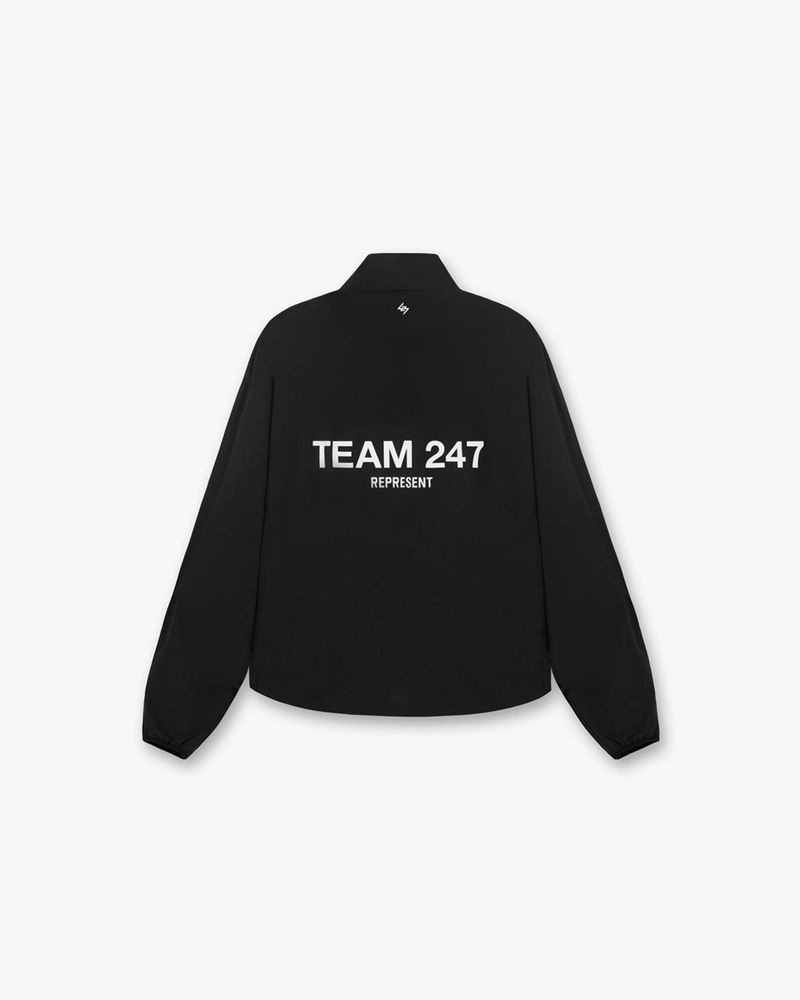 Men's Represent Team 247 Track Jacket Black | UK-AZHIN8652