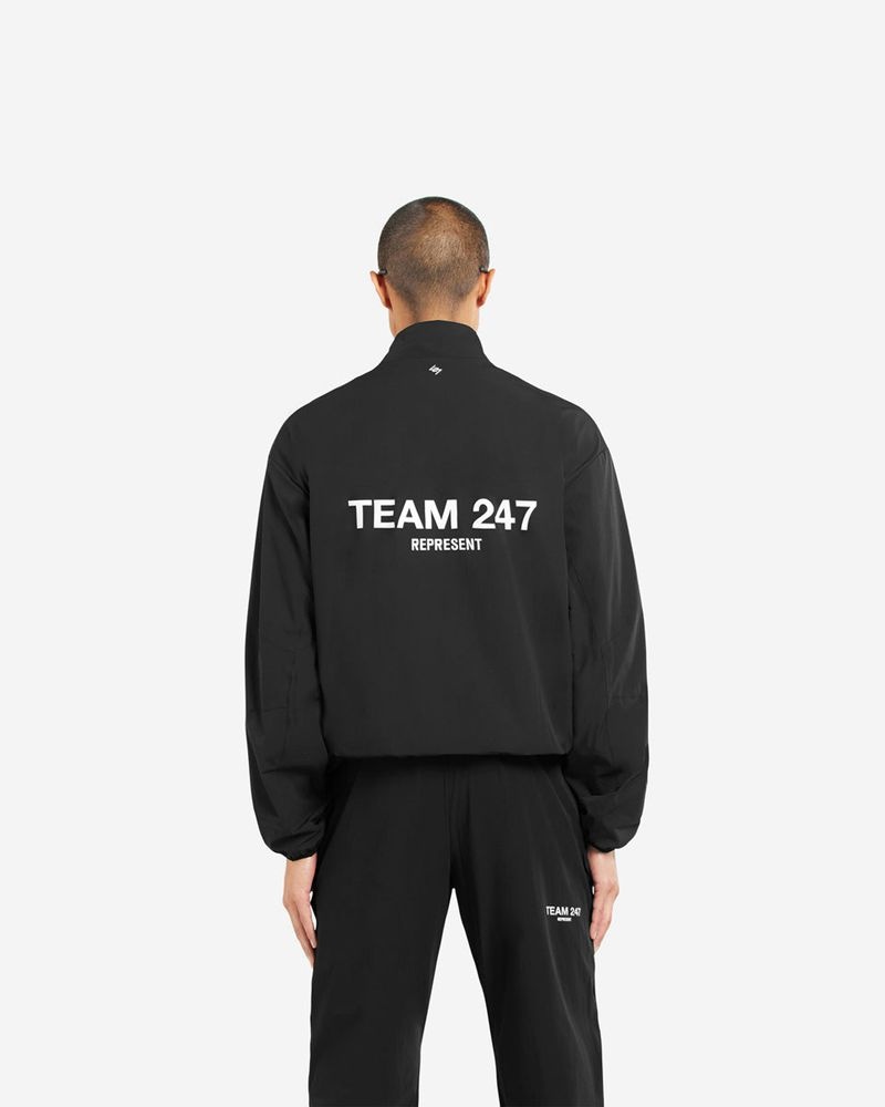 Men's Represent Team 247 Track Jacket Black | UK-AZHIN8652