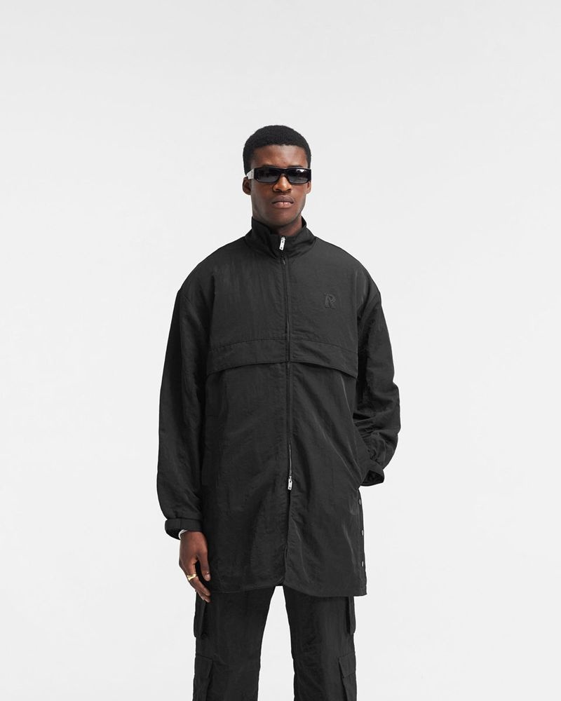 Men's Represent Track Coat Black | UK-MHWTU9603