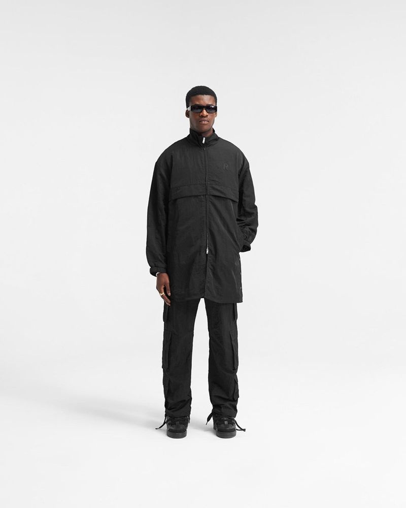 Men's Represent Track Coat Black | UK-MHWTU9603