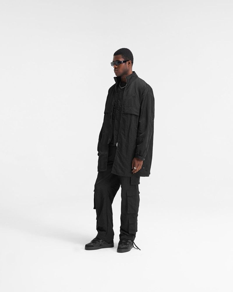 Men's Represent Track Coat Black | UK-MHWTU9603