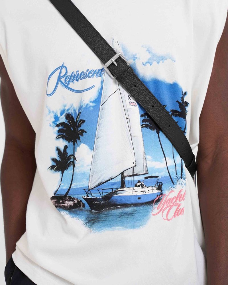 Men's Represent Yacht Club Tank Top White | UK-ZPSGK4693