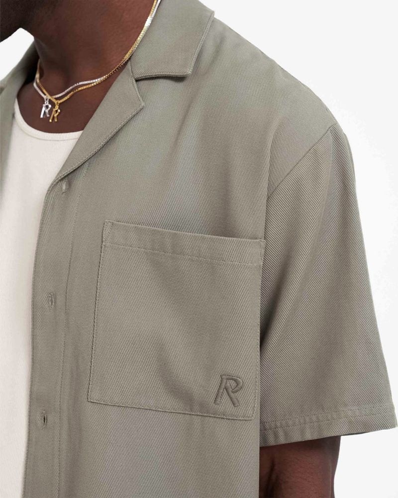 Men's Represent Yacht Shirts Khaki | UK-YJKSD2845