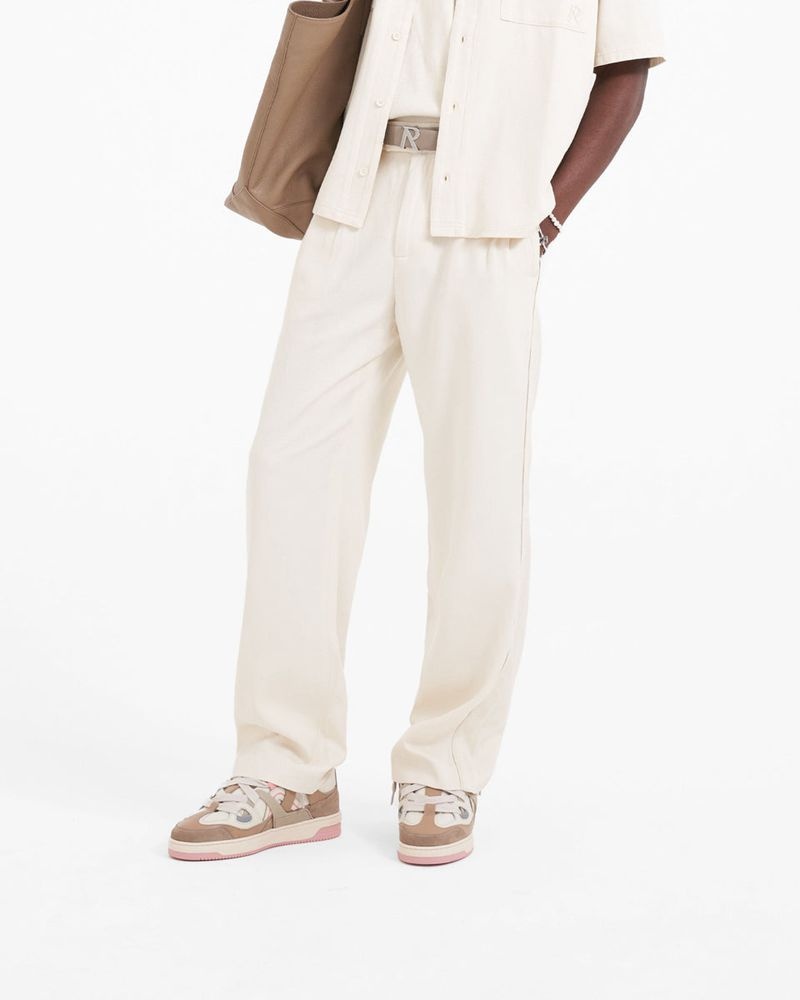 Men's Represent Yacht Trousers Cream | UK-RYTVN1325