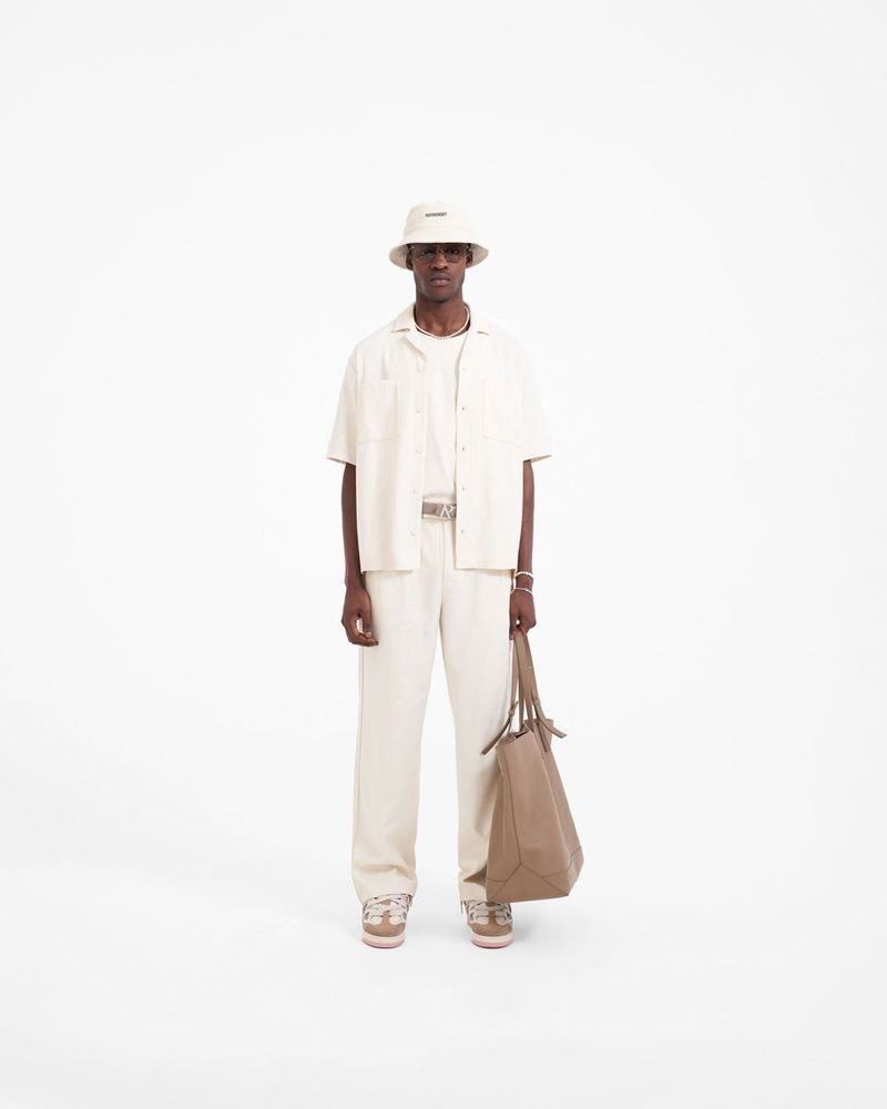 Men's Represent Yacht Trousers Cream | UK-RYTVN1325